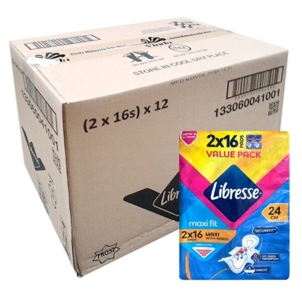 LIBRESSE MAXI BERSAYAP 24CM 12*2*16S