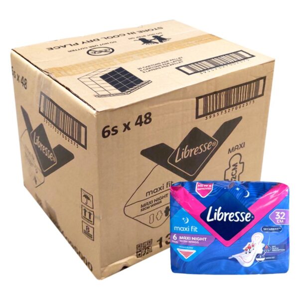 LIBRESSE MAXI BERSAYAP MALAM 32CM 48*6S