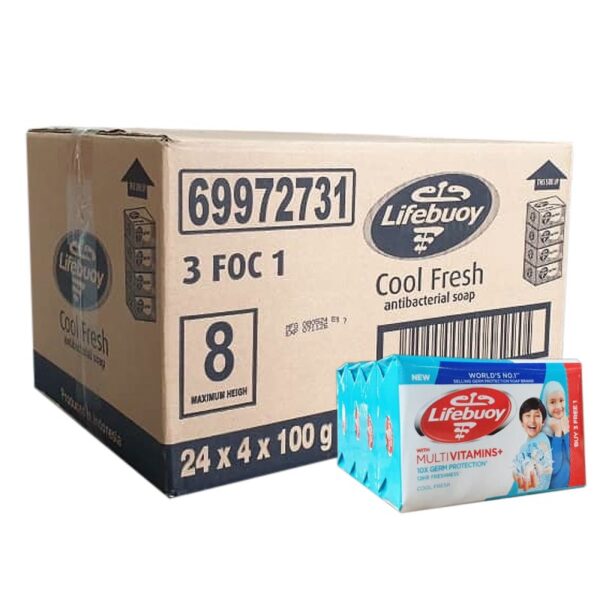 LIFEBUOY COOL FRESH SBN BAR 24*3+1*100G