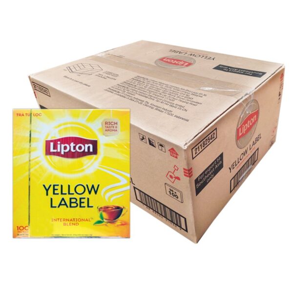 LIPTON YELLOW LABEL TEH HITAM 36*100S*2G