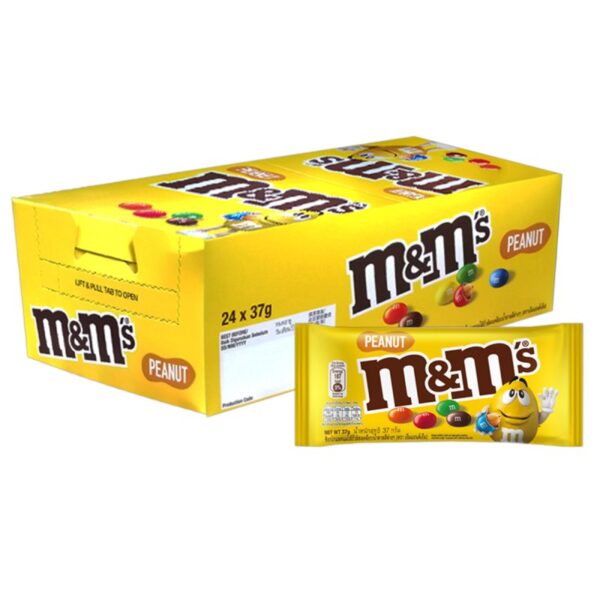 M&MS COKLAT KEKACANG 24*37G