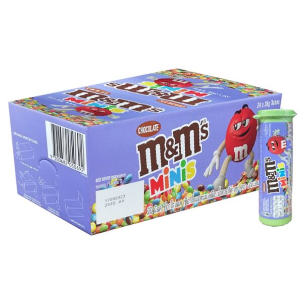 M&MS MINIS TUB COKLAT 24*35G