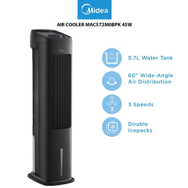 MIDEA AIR COOLER MAC572M0BPK 45W
