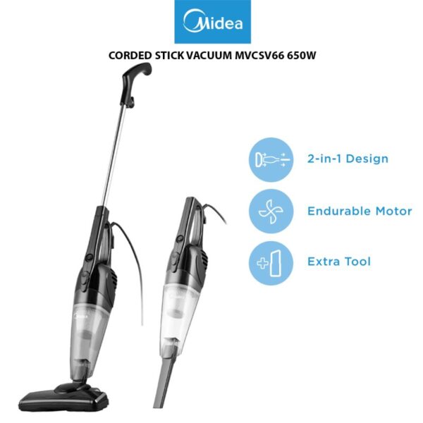 MIDEA CORDED STICK VACUUM MVCSV66 650W