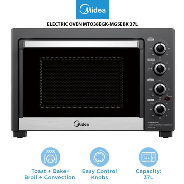 MIDEA ELECTRIC OVEN MTO38EGK-MGSEBK 37L