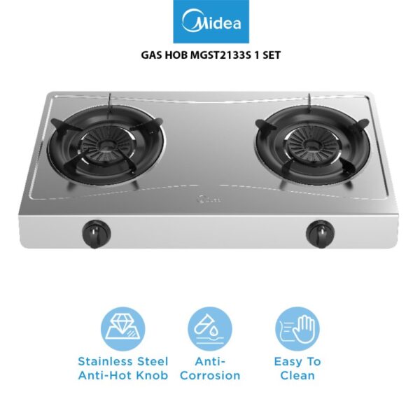 MIDEA GAS HOB MGST2133S 1 SET