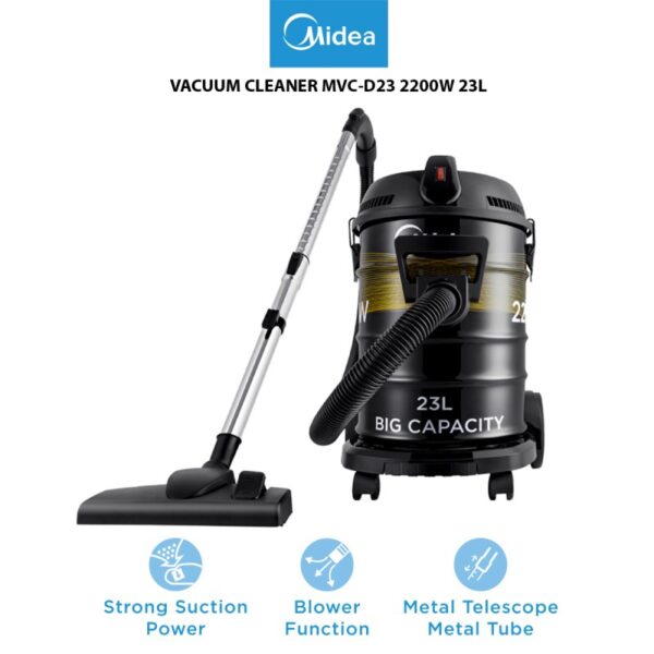 MIDEA VACUUM CLEANER MVC-D23 2200W 23L