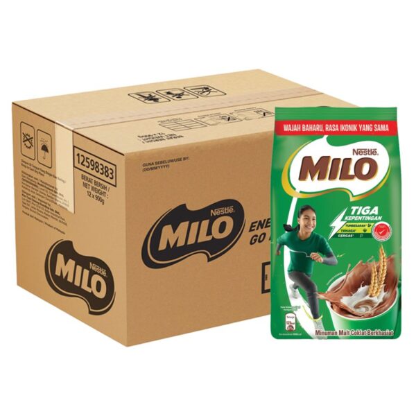 MILO MINUMAN MALT COKLAT 12*900G