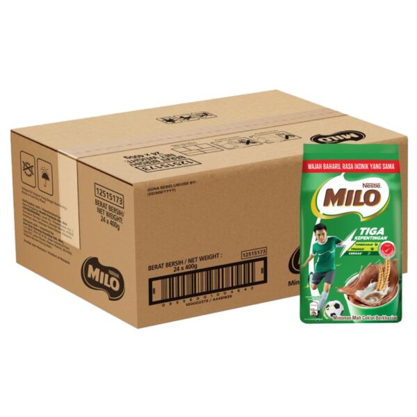 MILO MINUMAN MALT COKLAT 24*400G