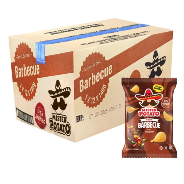 MISTER POTATO PERISA BBQ 12*140G