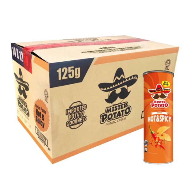 MISTER POTATO PERISA PEDAS 14*125G