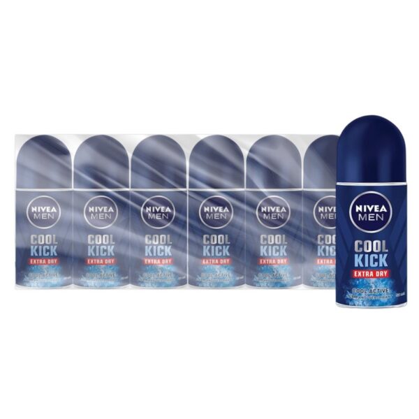 NIVEA MEN COOL KICK ROLL ON 6*50ML