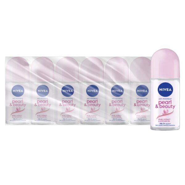 NIVEA PEARL BEAUTY ROLL ON 6*50ML