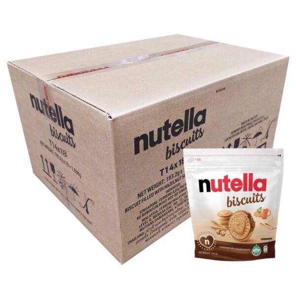 NUTELLA FERRERO BISKUT 14S 18*193.2G