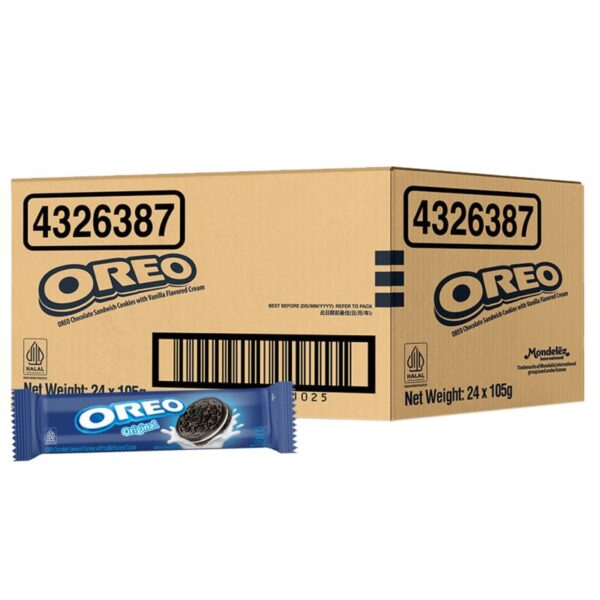 OREO SANDWICH KRIM VANILA 24*105G
