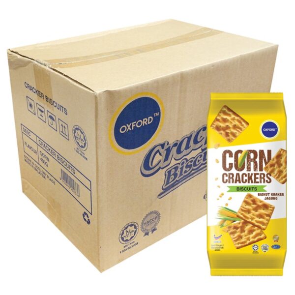 OXFORD BISKUT KRAKER JAGUNG 12*400G
