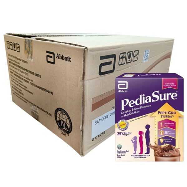 PEDIASURE SUSU 1-10 THN COKLAT 8*1.1KG