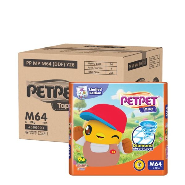 PETPET GOLD TAPE M LAMPIN BAYI 4*64S
