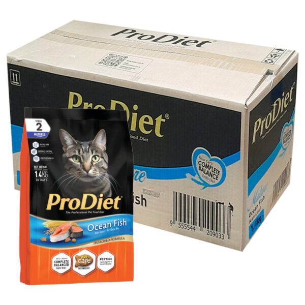 PRODIET MAKANN KUCING IKAN LAUT 7*1.4KG