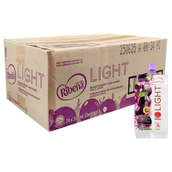 RIBENA LIGHT PEK 24*300ML