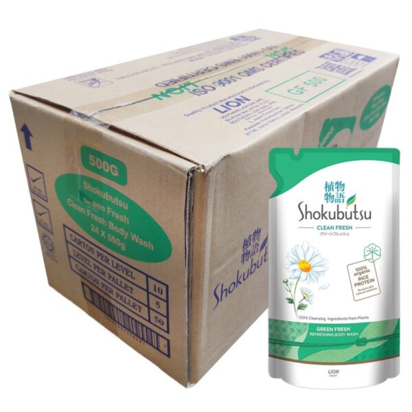 SHOKUBUTSU KESEGARAN HIJAU PEK 24*500G