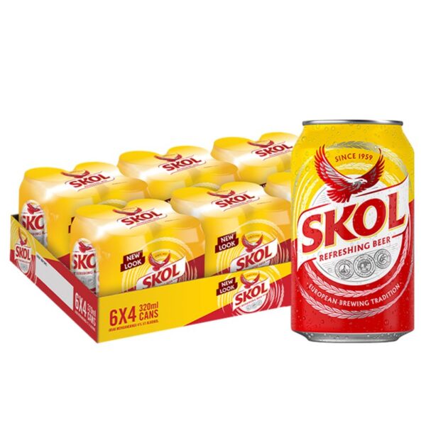 SKOL BIR TIN 6*4*320ML