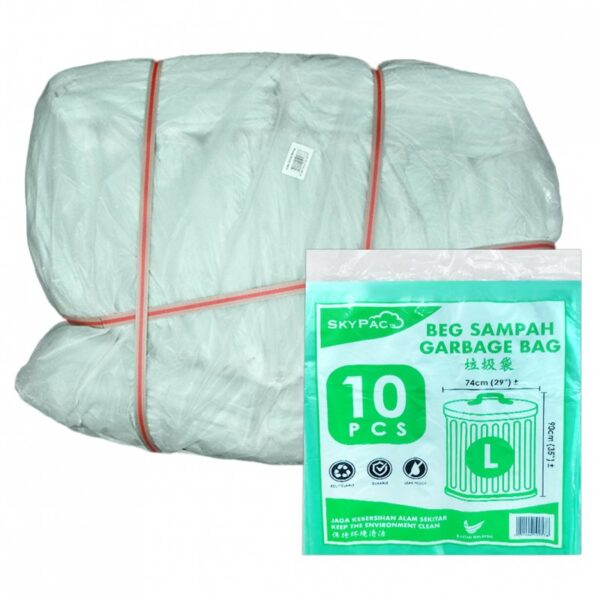 SKYPAC BEG SAMPAH HIJAU (L) 20*10*10S