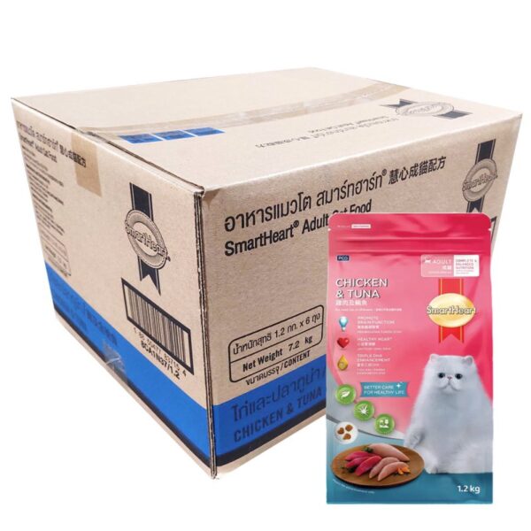 SMARTHEART BSKT KUCING AYM TUNA 6*1.2KG