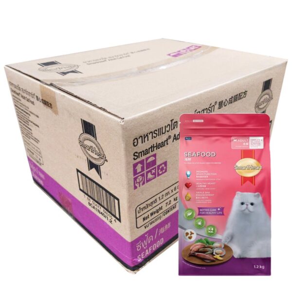 SMARTHEART BSKT KUCING MKN LAUT 6*1.2KG
