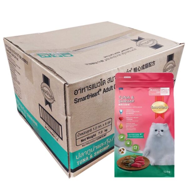 SMARTHEART BSKT KUCING TUNA UDG 6*1.2KG