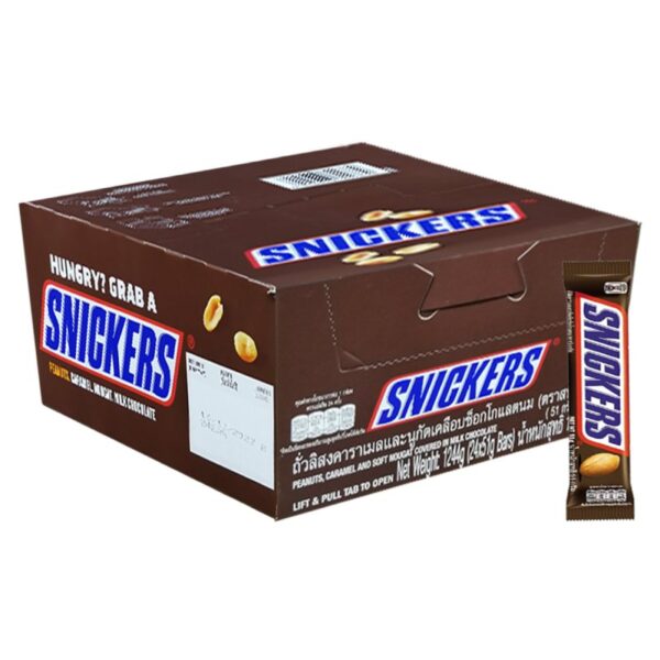 SNICKERS BAR COKLAT 24*51G