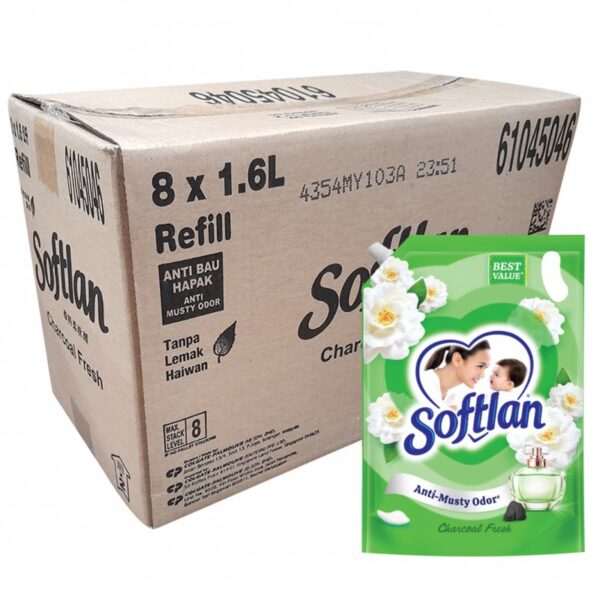 SOFTLAN KESEGARAN ARANG PEK 8*1.6L