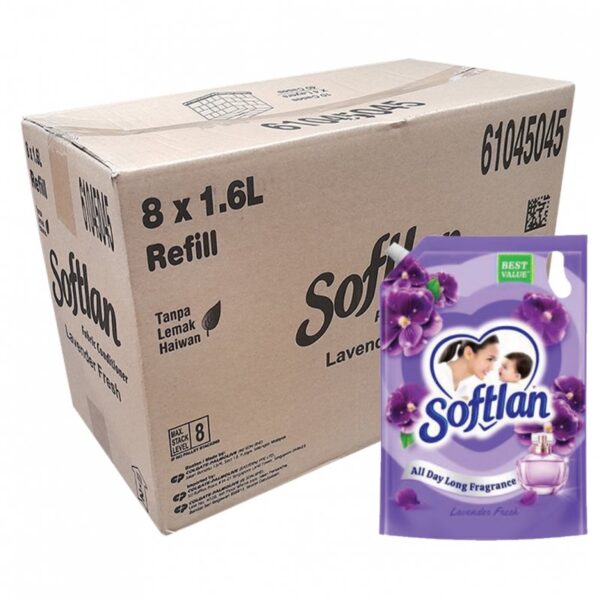 SOFTLAN KESEGARAN LAVENDER PEK 8*1.6L