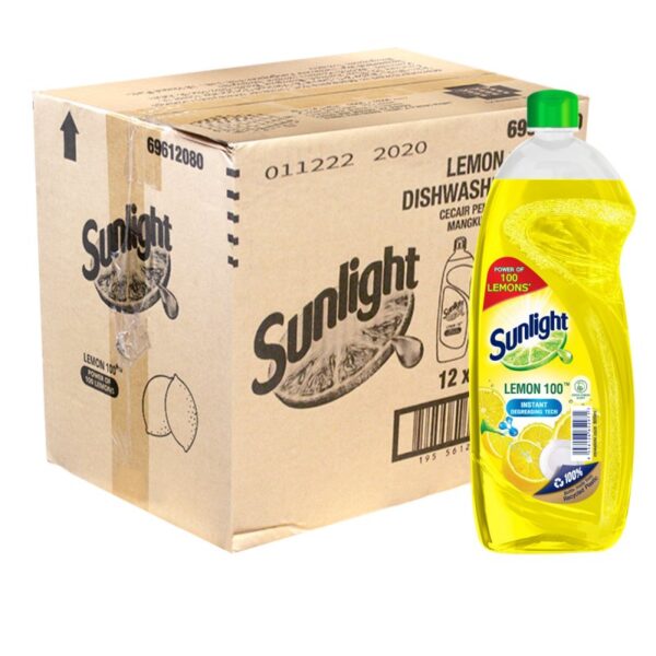 SUNLIGHT PENCUCI PINGGAN LEMON 12*800ML