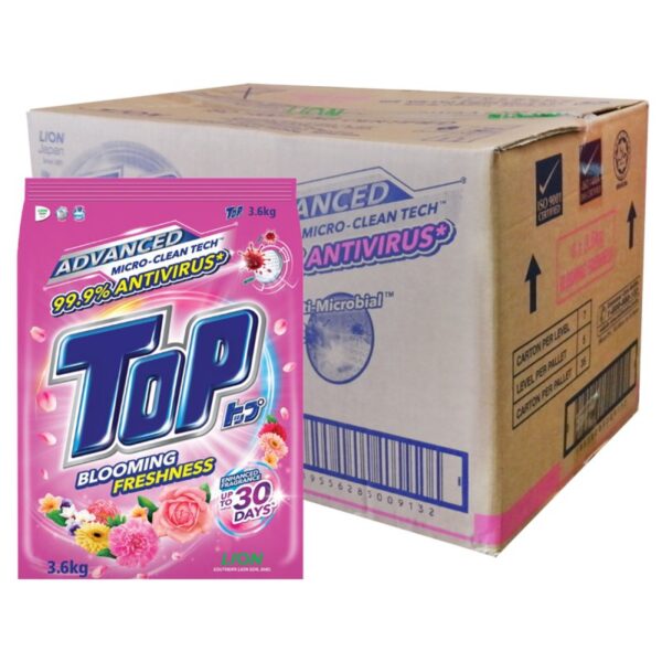 TOP SERBUK PENCUCI KESEGARAN 4*3.6KG