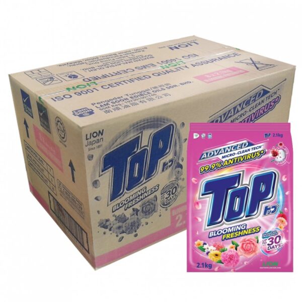 TOP SERBUK PENCUCI KESEGARAN 8*2.1KG
