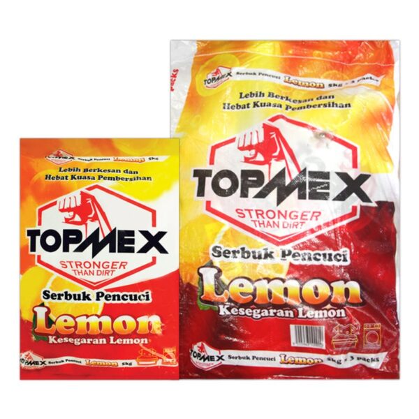 TOPMEX SERBUK PENCUCI LEMON 3*5KG