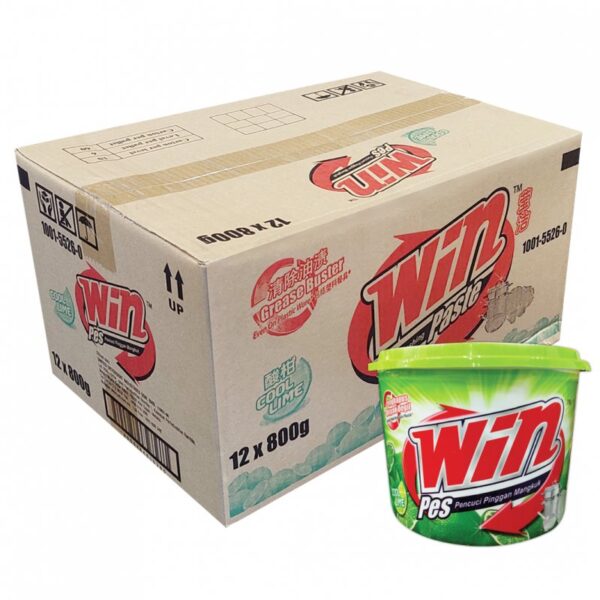 WIN PES CUCI PINGGAN COOL LIME 12*800G