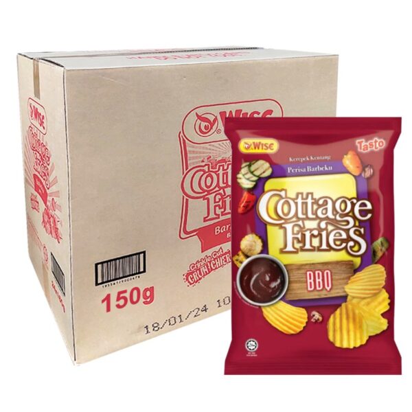 WISE COTTAGE FRIES PERISA BBQ 2*12*150G