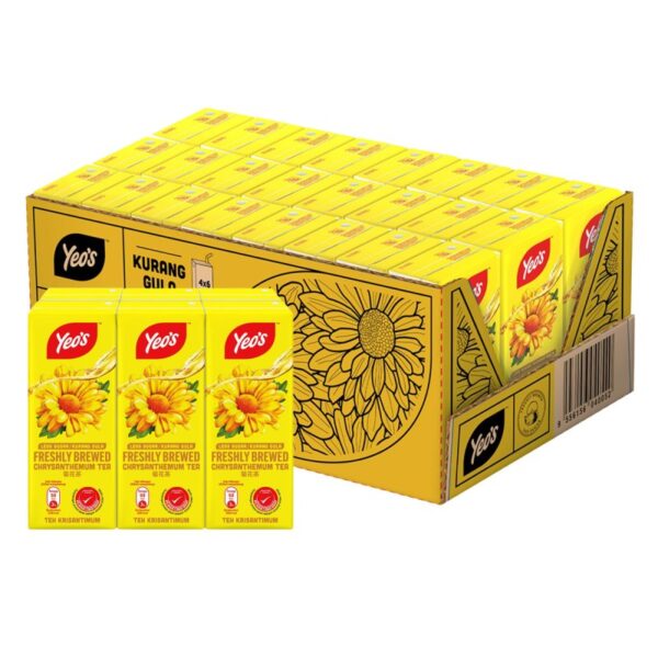 YEOS TEH KRISANTIMUM PEK 4*6*250ML