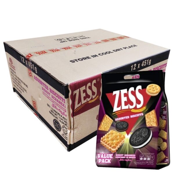 ZESS ANEKA BISKUT PEK NILAI 12*451G
